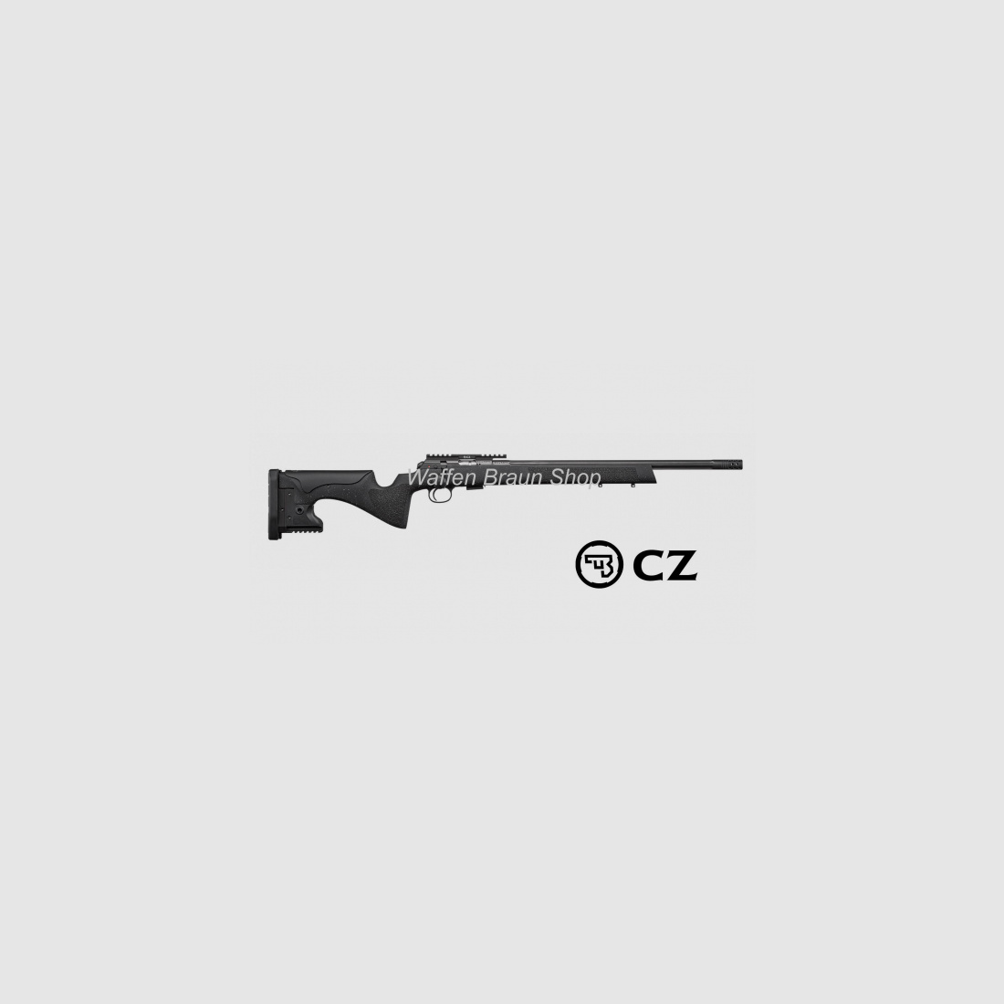 CZ 457 Long Range Precision Black Threaded 20" .22lr