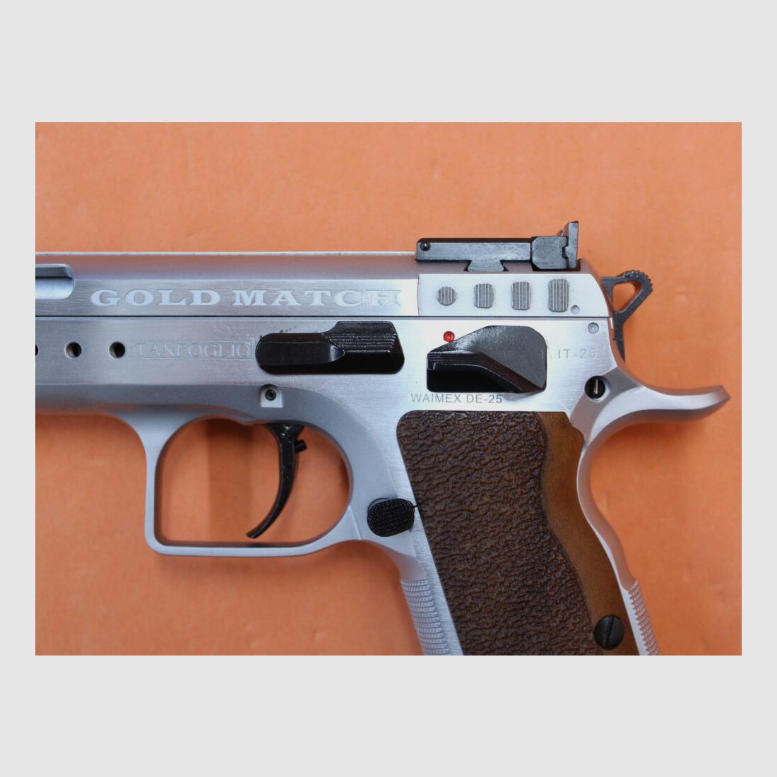 Tanfoglio Ha.Pistols .45Auto Tanfoglio Gold Match Combo Set incl. exchange system 9mmLuger, 6" polygon barrel