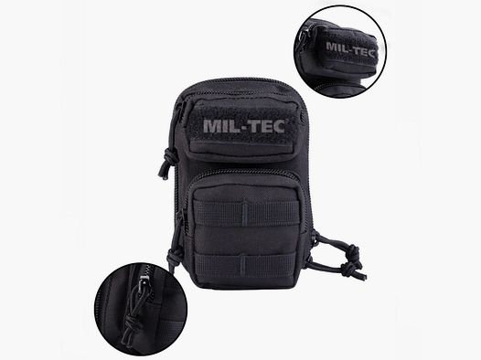 Mini Rucksack Schlüsselanhänger SCHWARZ
