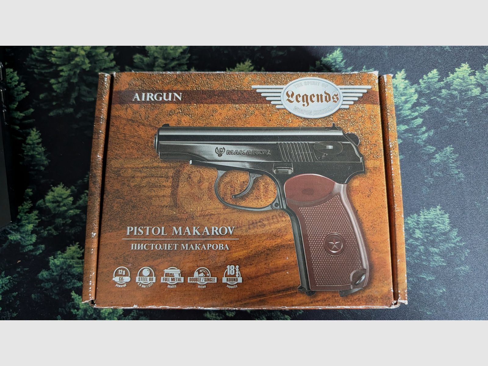 Legends CO2 Pistool Makarov 4,5 mm (.177) BB, afbeelding 2 van 2