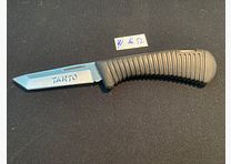 Such folding knife, backlock, two-handed knife, rubber grip (very grippy) 52