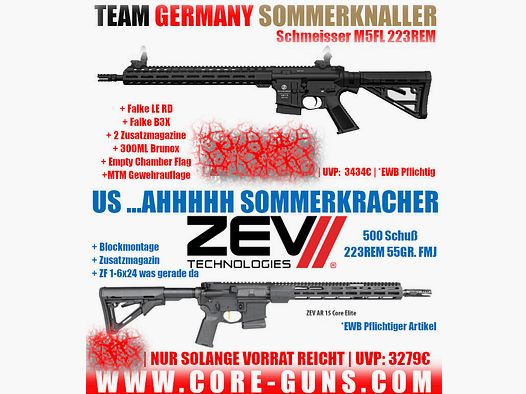 Schmeisser M5FL AR15 223Rem im MEGA SOMMER PACK	 sofort verfügbar