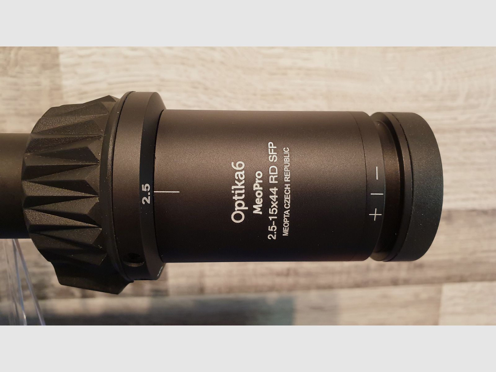 Meopta OPTIKA6 2,5-15x44 RD SFP kruis 4C met verlicht punt - Nieuwe goederen van de vakhandel -