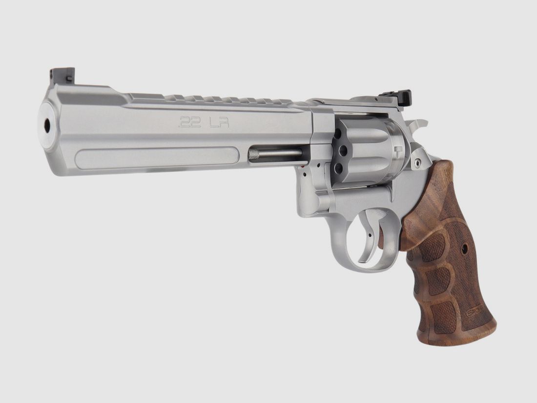  SPOHR 286 Competition Stainless .22lr 6 cali Revolwer Wyprodukowano w Niemczech, zdjęcie 8 z 12