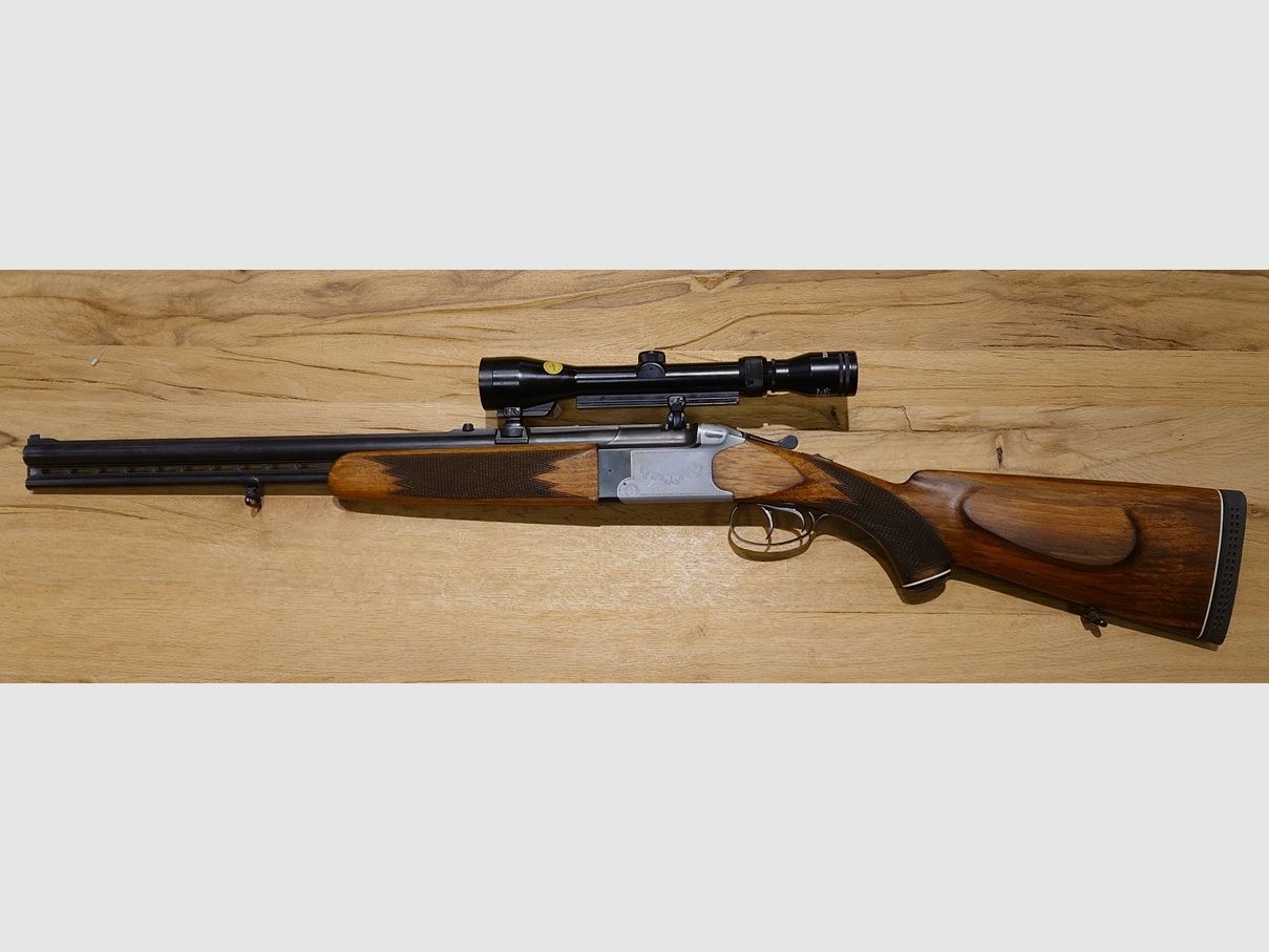 Bockbüchsflinte Kettner Mod. Puszta Cal. 7x65R 12/70