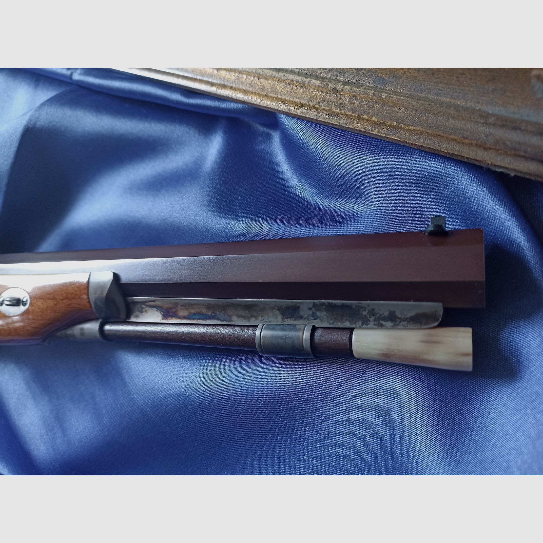 Tatham & Egg .45 Steinschloßpistole buntbrüniert Perdersoli Vorderlader Glattlauf 