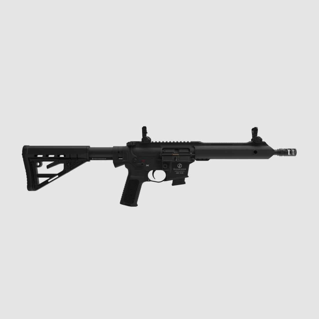 Schmeisser AR15-9 Sport S 10,5" LL Kaliber 9mm Luger - Made in Germany Der sportliche 9mm Halbautomat. UVP: 2199€