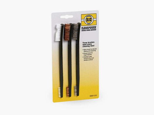 Set aus 3 Reinigungsbürsten - Birchwood Casey