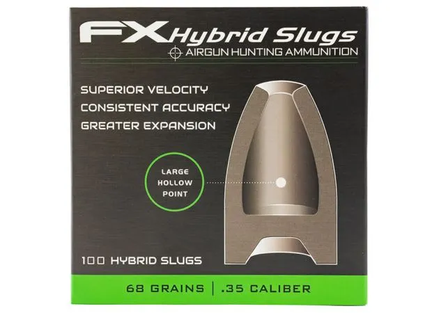 FX Hybrid Slugs 9 mm HP 68 Grain (.357)