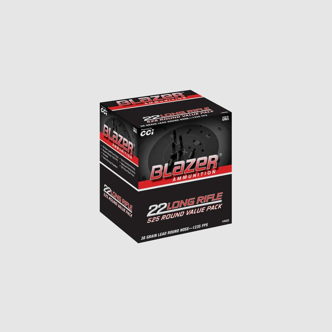 CCI Blazer .22 LR 38GR LRN 525 cartridges