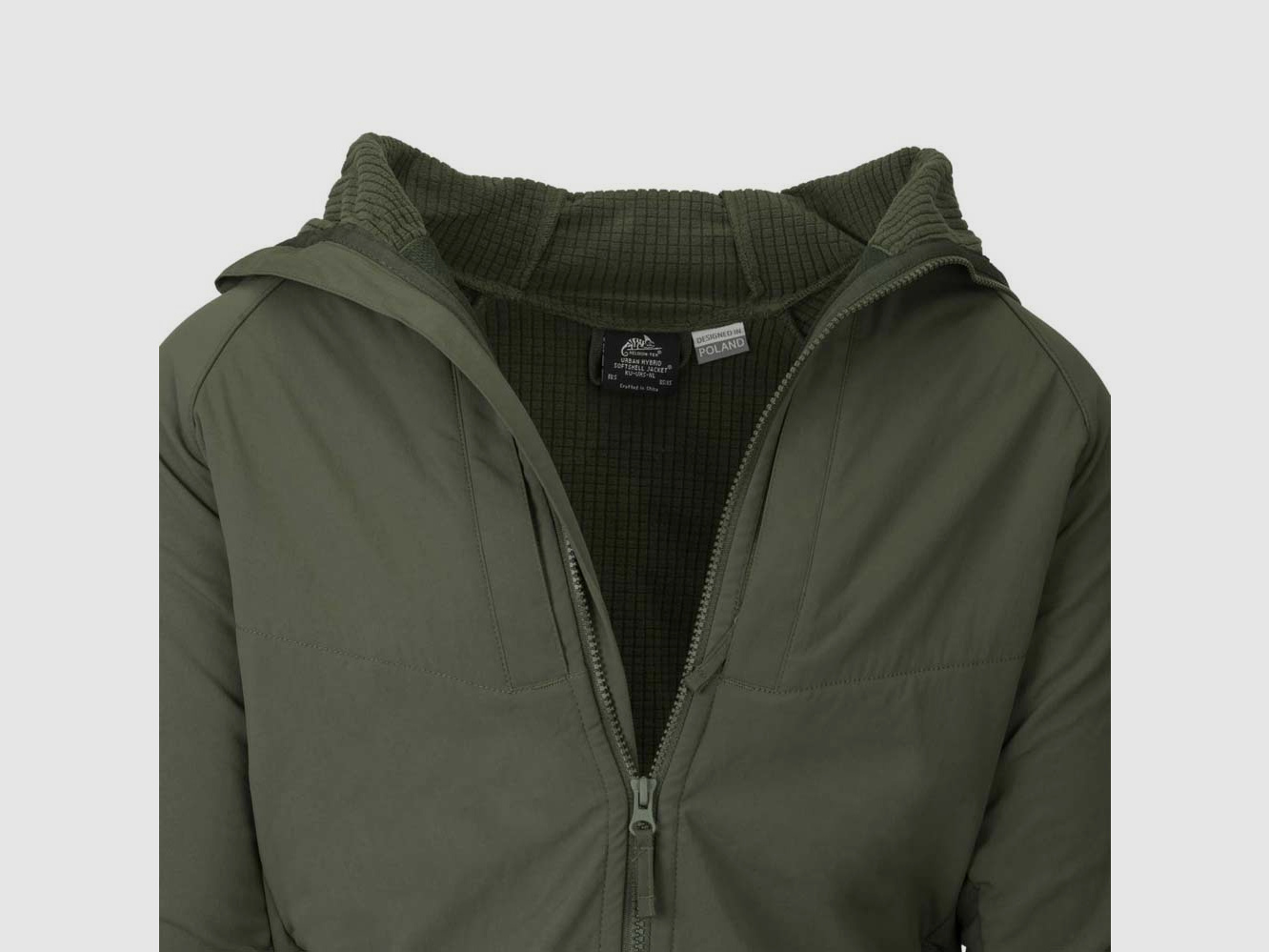 HELIKON-TEX URBAN HYBRID SOFTSHELL® JACKE STORMSTRETCH® TAIGA GREEN