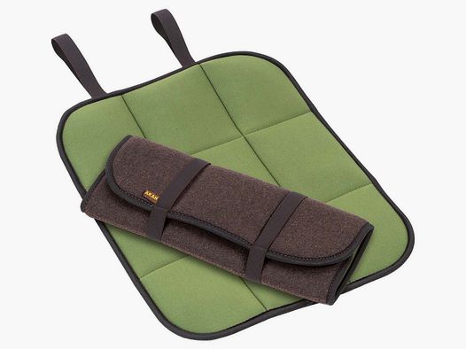 AKAH Faltbares Sitzkissen Loden mit Neopren