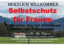 Selbstschutzseminar für Frauen Seminar Schulung Lehrgang Freie Waffen und Gegenstände