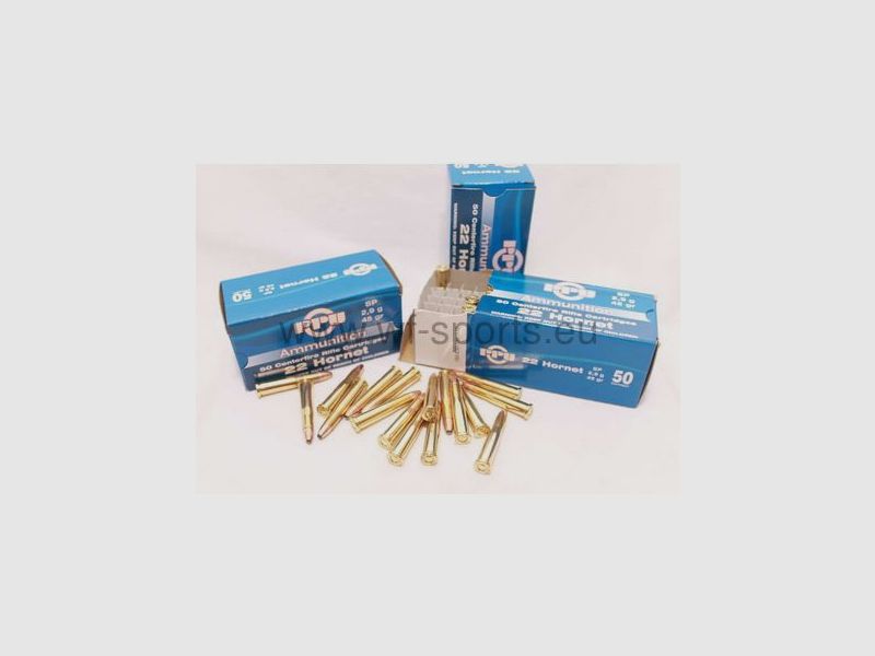 PPU .22 Hornet 2,9 TM WF-SPORTS .22 Hornet