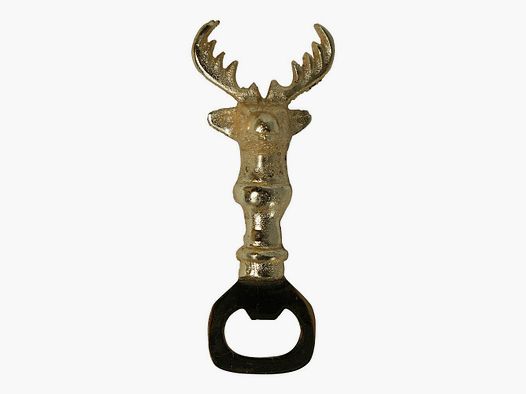 flessenopener hert champagne goud h13 x 3 x 5,5 cm
