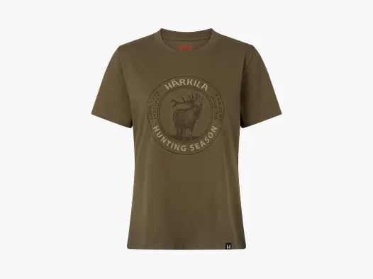 Härkila Stag Badge S/S T-Shirt Women, Buche