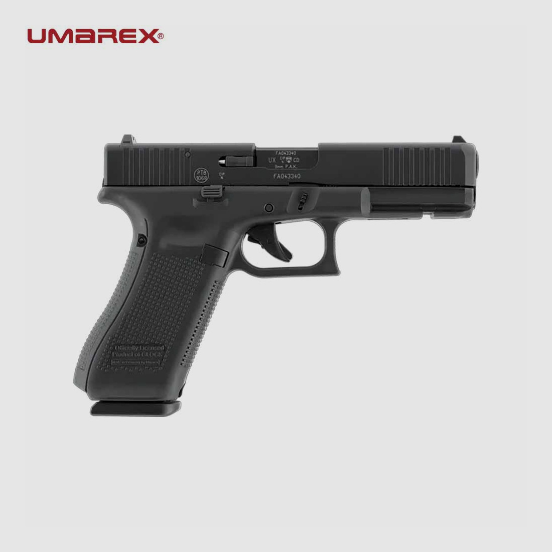 UAMREX Colt Government 1911 A1 9mm P.A.K CZARNY