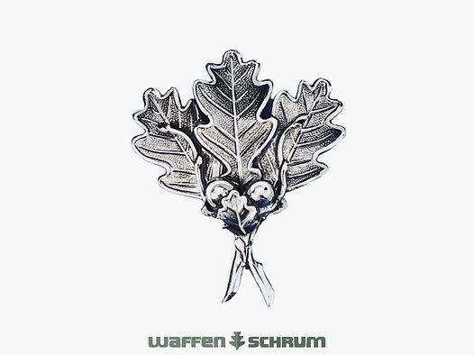 Fritzmann Boar Weapons Cover Page Oak Leaf - Four-Leaf Alpaca Silver-Plated