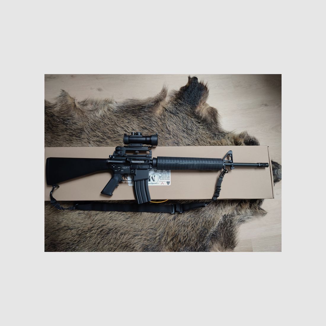 Double Bell M16A3 Rifle Professional Line Vollmetall S-AEG 6mm BB schwarz