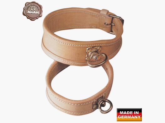 AKAH welding collar made of fahl leather 60 cm