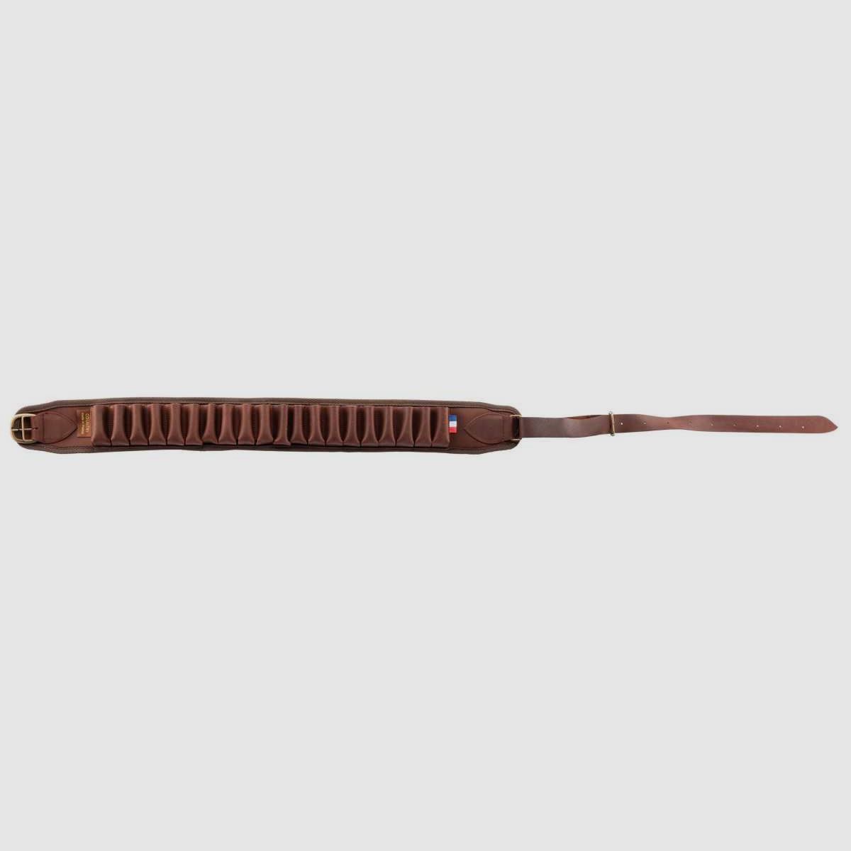Cartouchières croupon ciré marron à tubes - Country Sellerie - 20 tubes Cal.20, image 3 sur 5