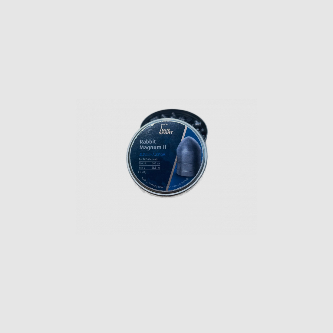 H&N RABBIT MAGNUM II DIABOLOS - 5.5 MM ROUND HEAD - 200 PIECES