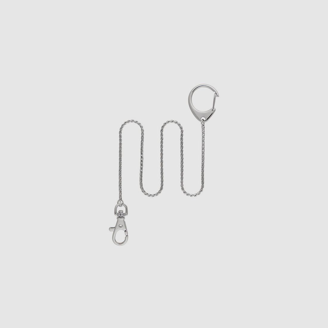 Chaîne Wenger, épaisseur 3 mm, deux mousquetons, chaîne à couteau