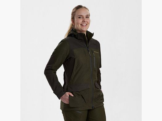 Deerhunter Lady Chasse Jacket Olive Night melange 38