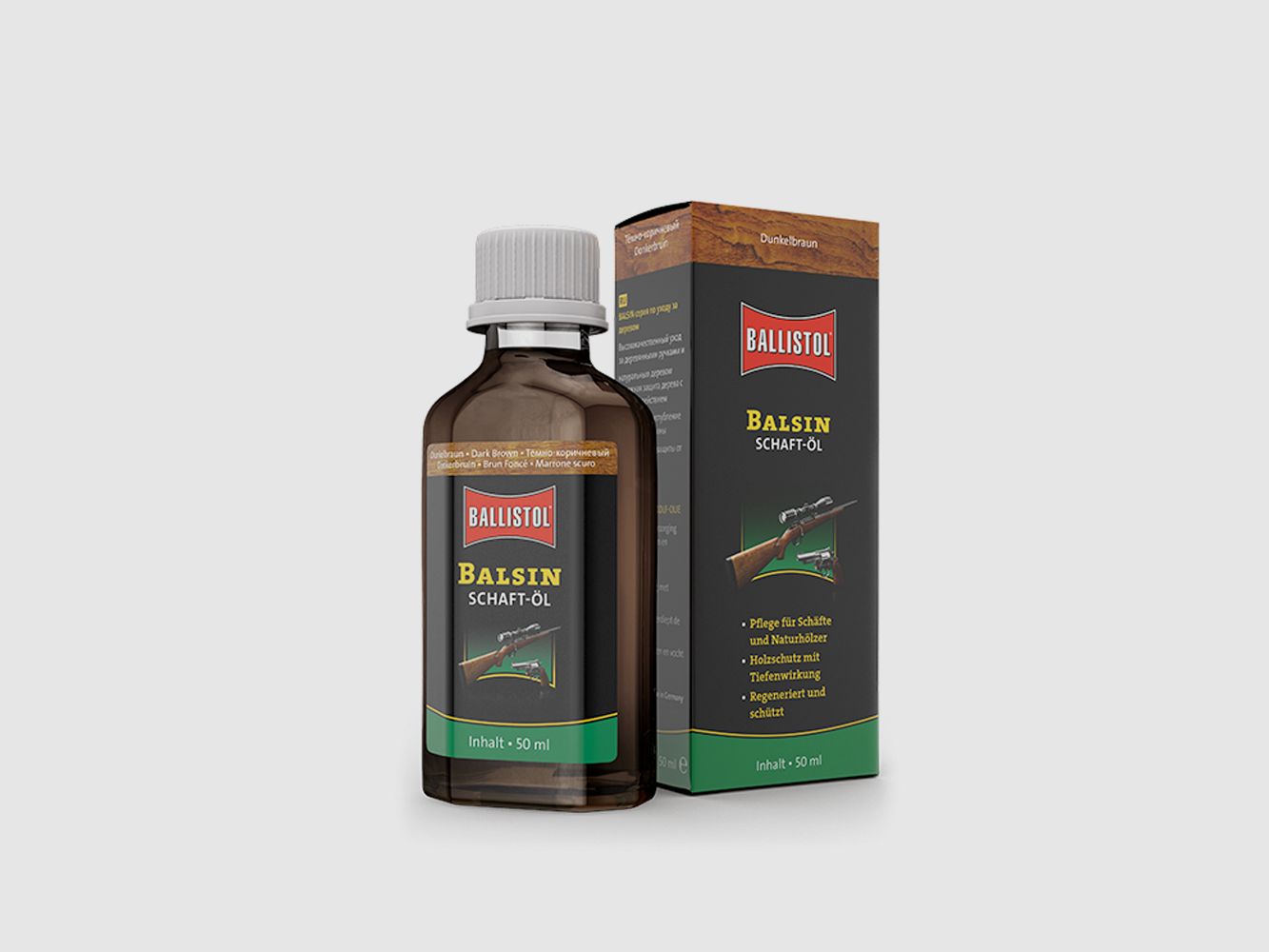 Balsin Beschermende olie Donkerbruin 50 ml van Ballistol