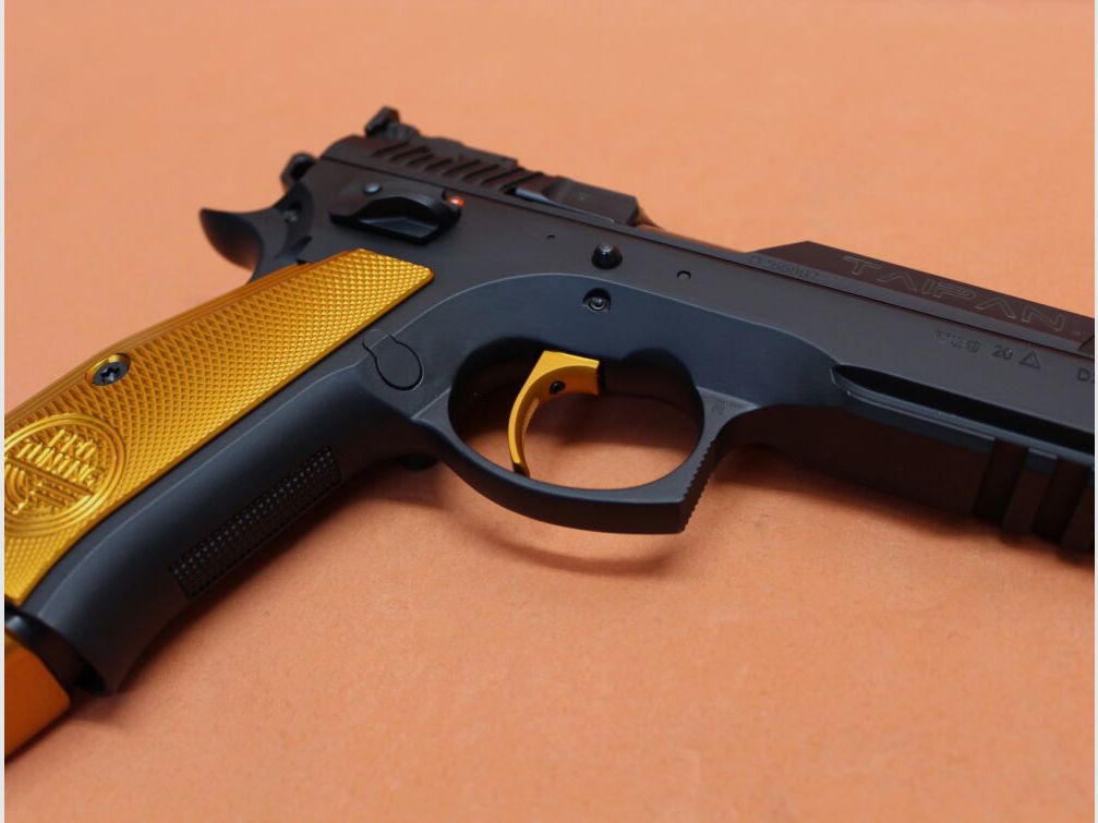 CZUB Ha.Pistole 9mmLuger Frankonia CZ75 Taipan Orange Pro Tuning 6"/152mm Lauf/ Sportvisierung (9mmPara/9x19)