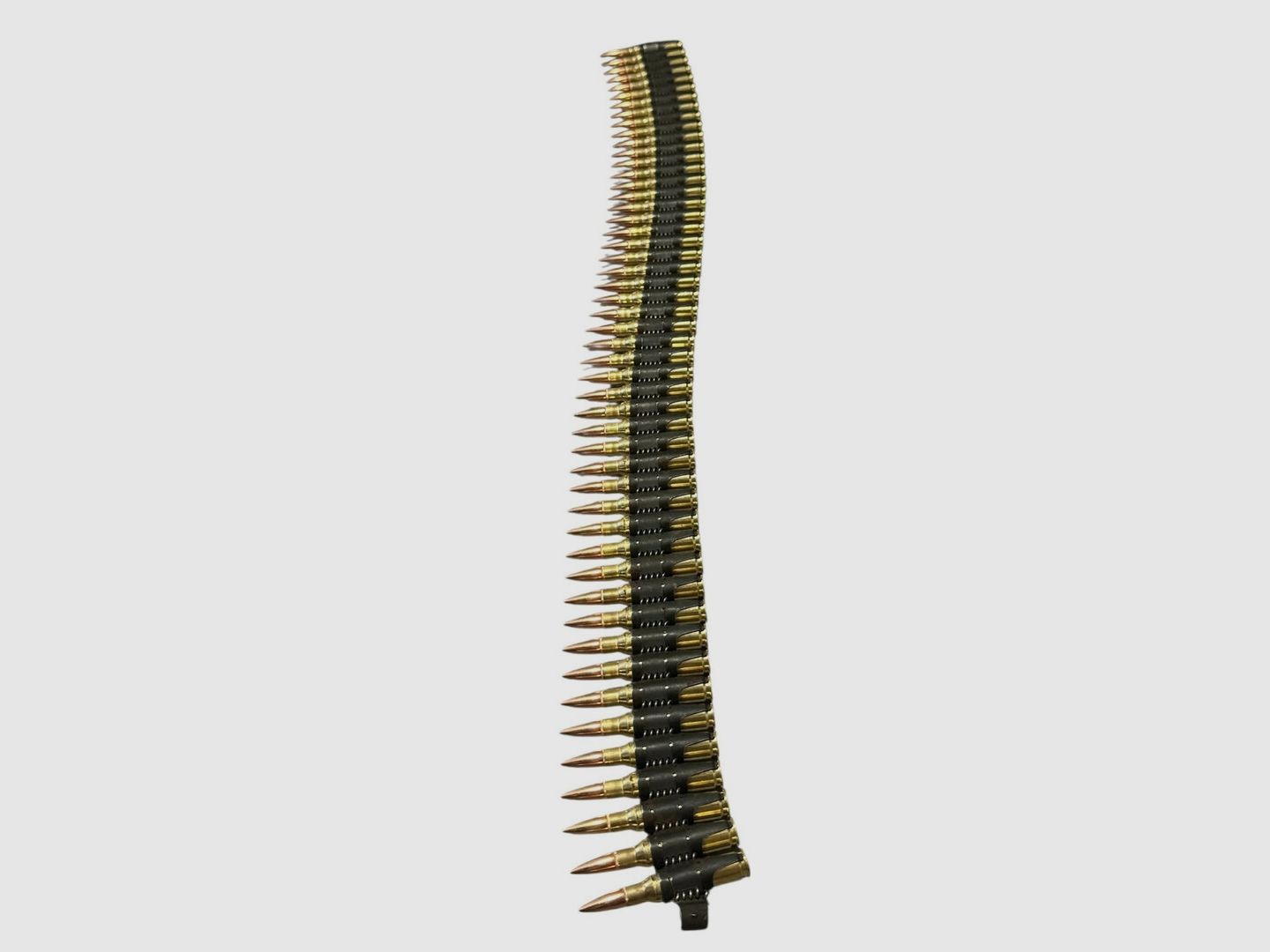 Decommissioning .308/7.62x51Win full metal jacket bullets, 50 pieces on military belt