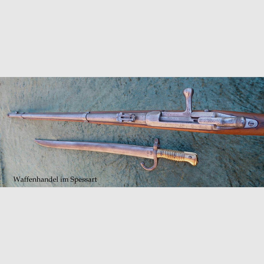 Karabin zapalnikowy Chassepot Mle 1866 cahen-Lyon 1867.