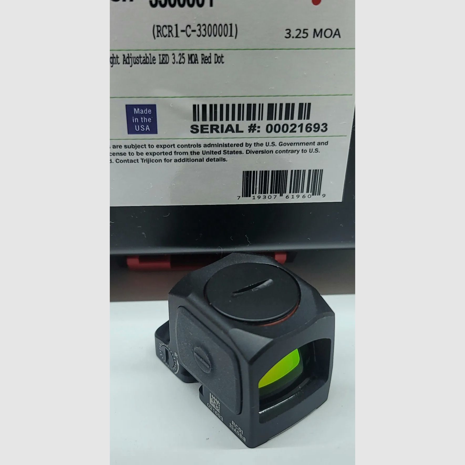 Trijicon RCR 3,25 MOA Rotpunktvisier