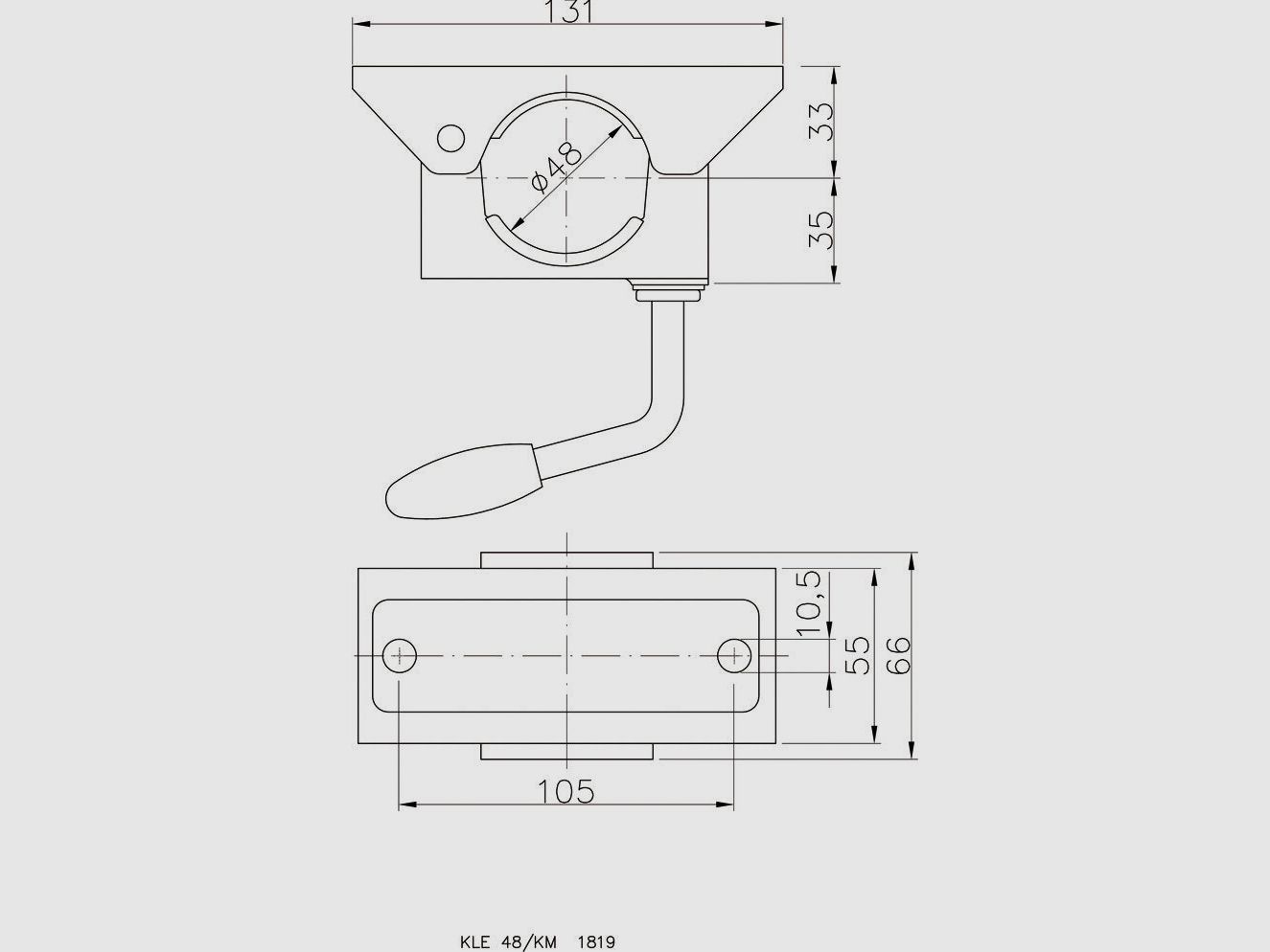 Morsetto per tubo ø 48 mm, immagine 1 di 3