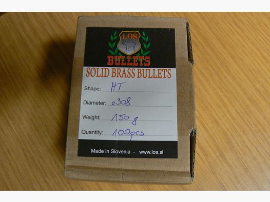 100 Los bleifrei Target Hunter 150 grain Kal.30