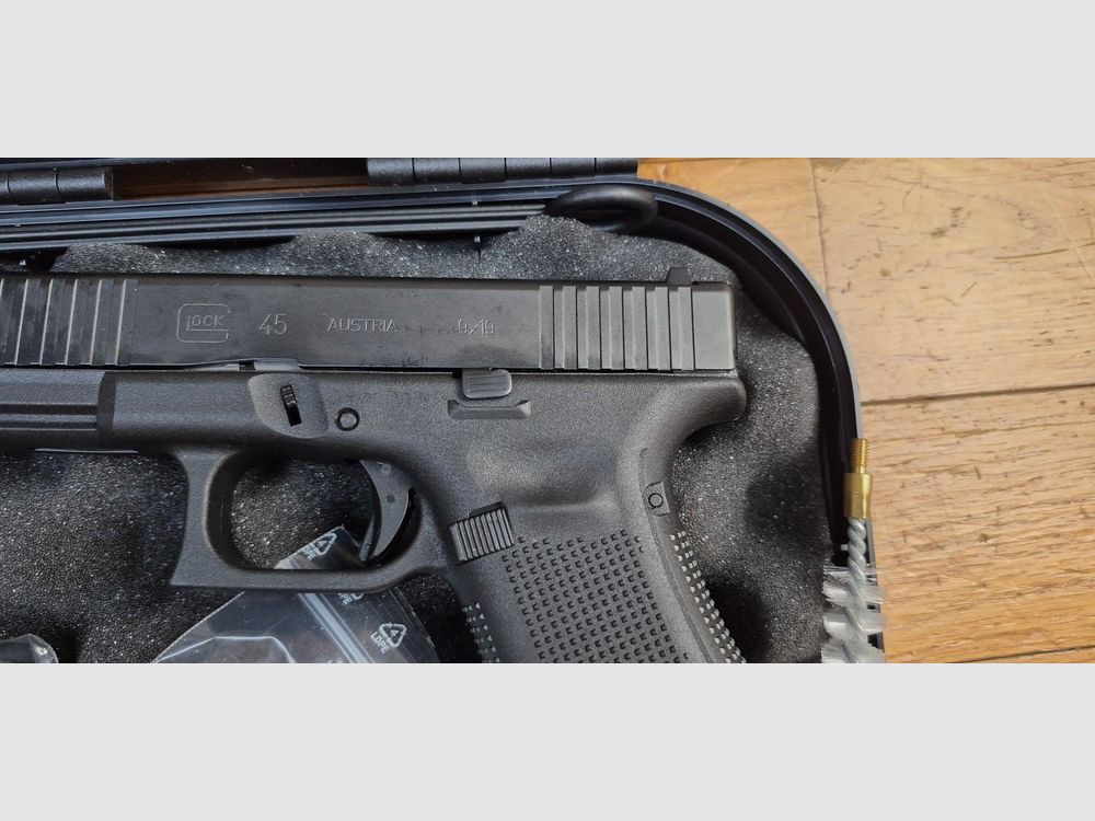 SUPER SALE! Neu! Glock 45 Gen5 FS « Crossover » – 2 Magazine 17 Schuss – 9X19 – Kompakt, hybrid und gelungen! – NEUE WAFFE!, Bild 4 von 8