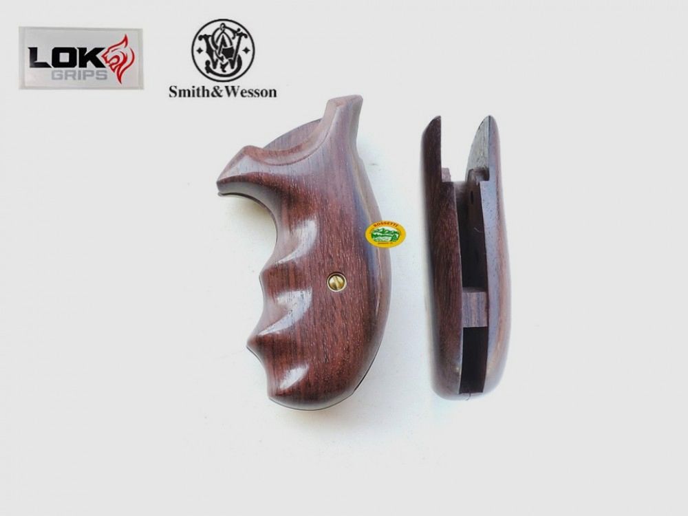 LOK GRIPS Holzgriff für Smith & Wesson Rahmen J - Rundes Ende