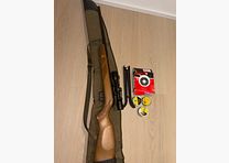 Gamo Big Cat 1250 4,5 mm Luftgewehr Komplettset mit Zielfernrohr, Futteral & Zubehör