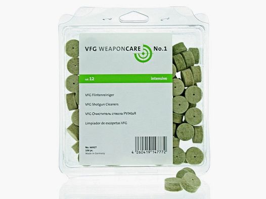 VFG Nettoyeur en feutre pour fusils Intensive, 100 pièces