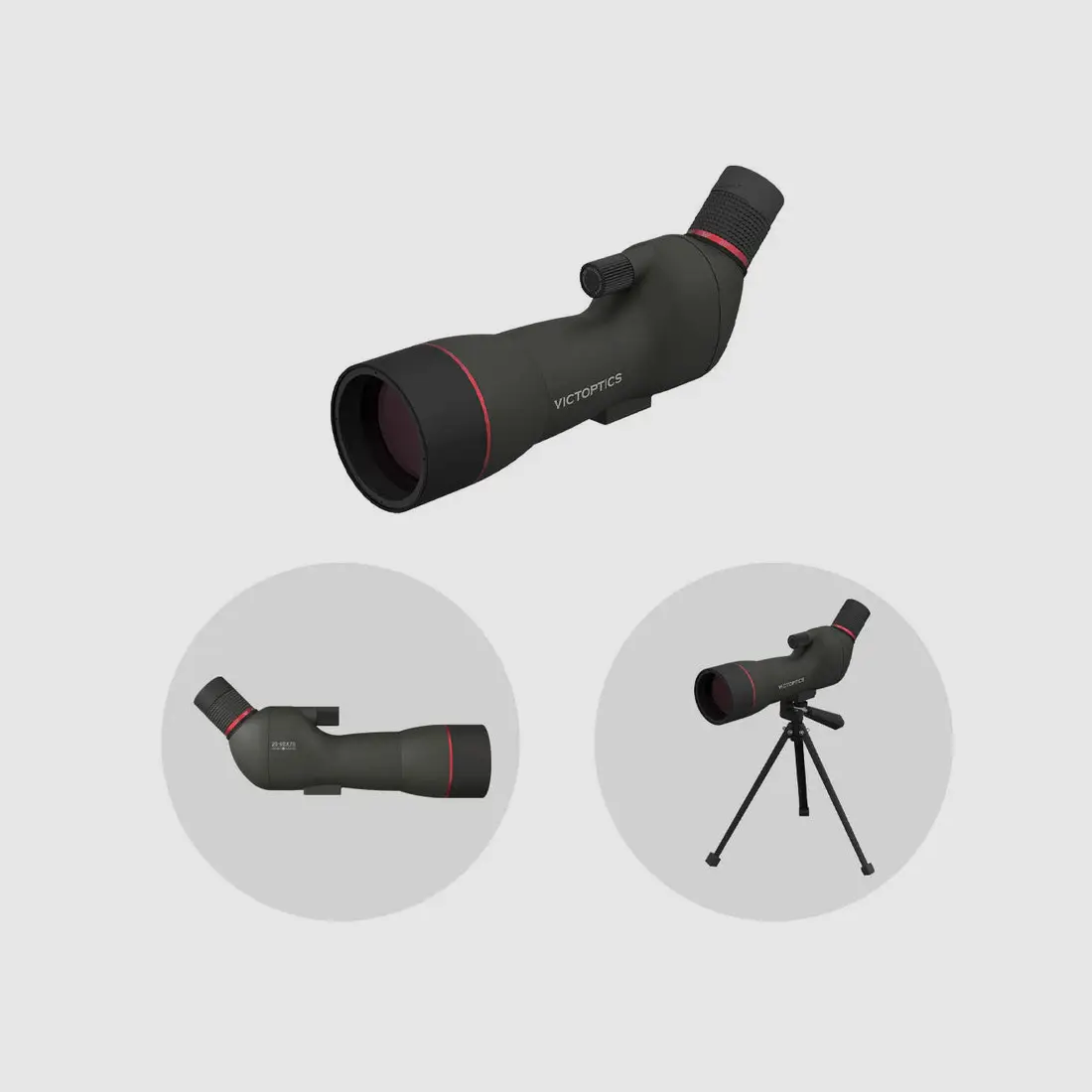 VictOptics SSSL02 20–60×70 Cannocchiale con Treppiede, immagine 1 di 4