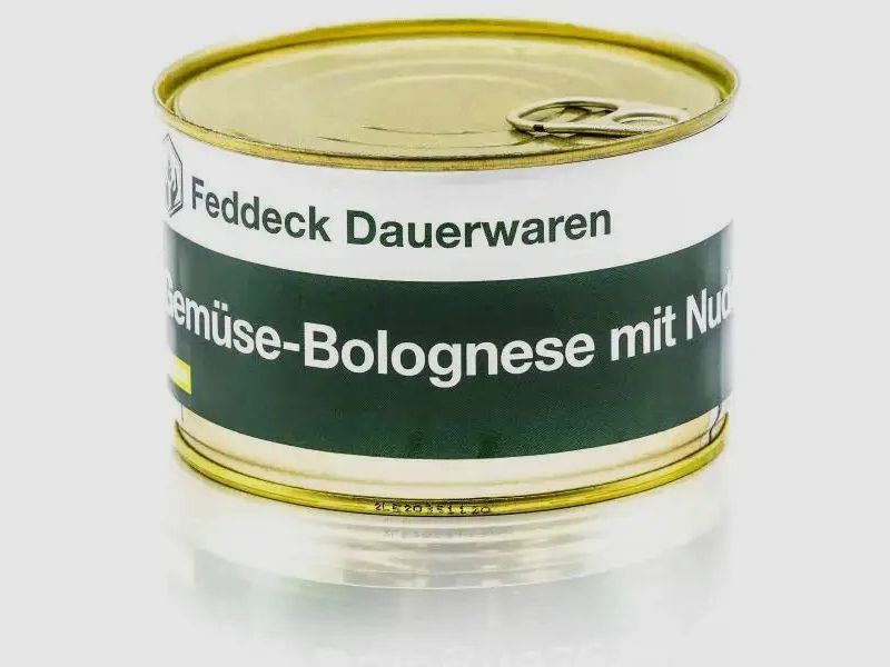 Feddeck Dauerwaren Feddeck Dauerwaren Fertiggericht Dose Gemüse-Bolognese mit Nudeln vegan 400 g