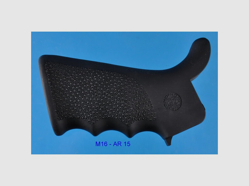 HOGUE Gummigriff m. für M16 / Colt AR15 Gewehre schwarz mit Beaver-Tail