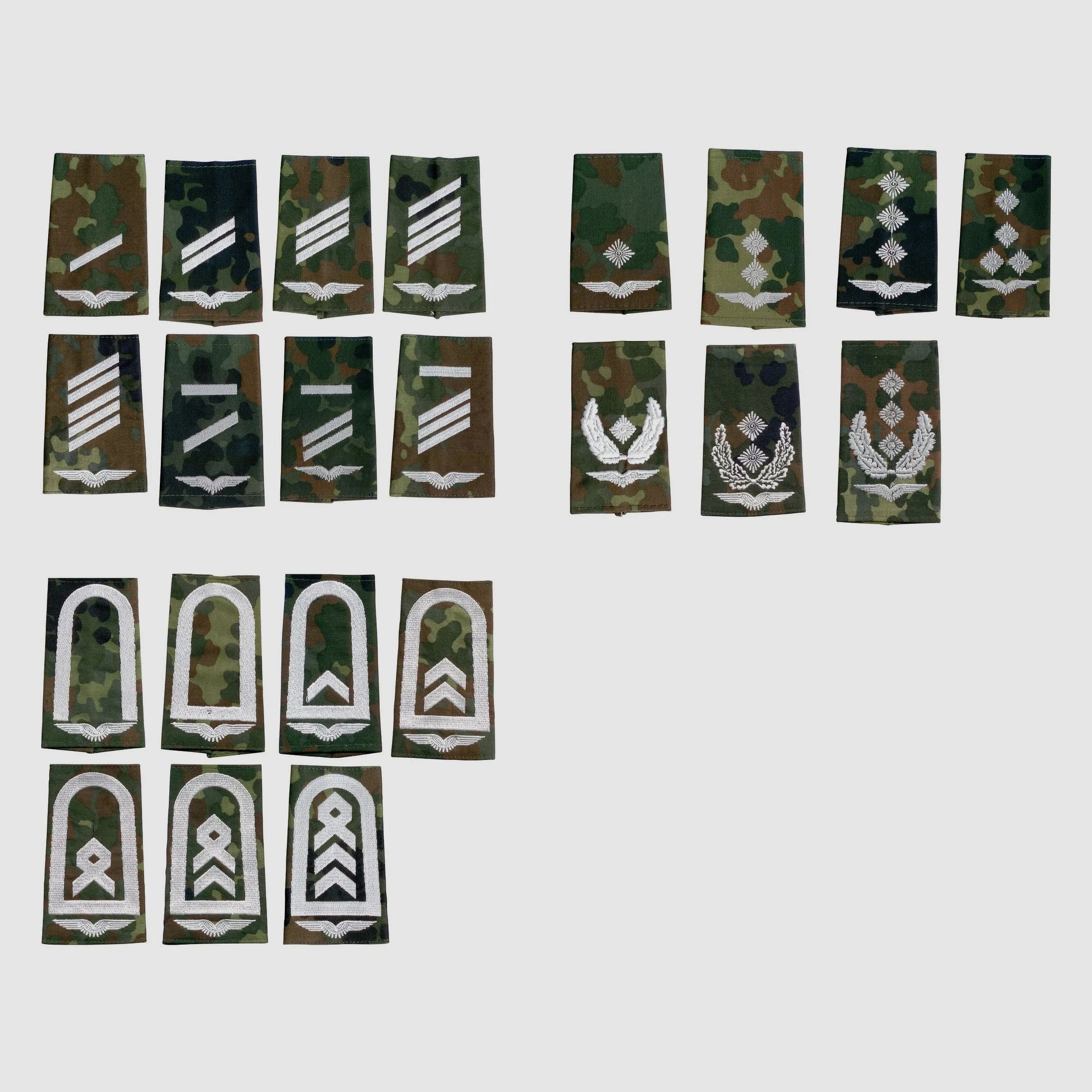 Fritzsch BW Rangabzeichen Luftwaffe Flecktarn