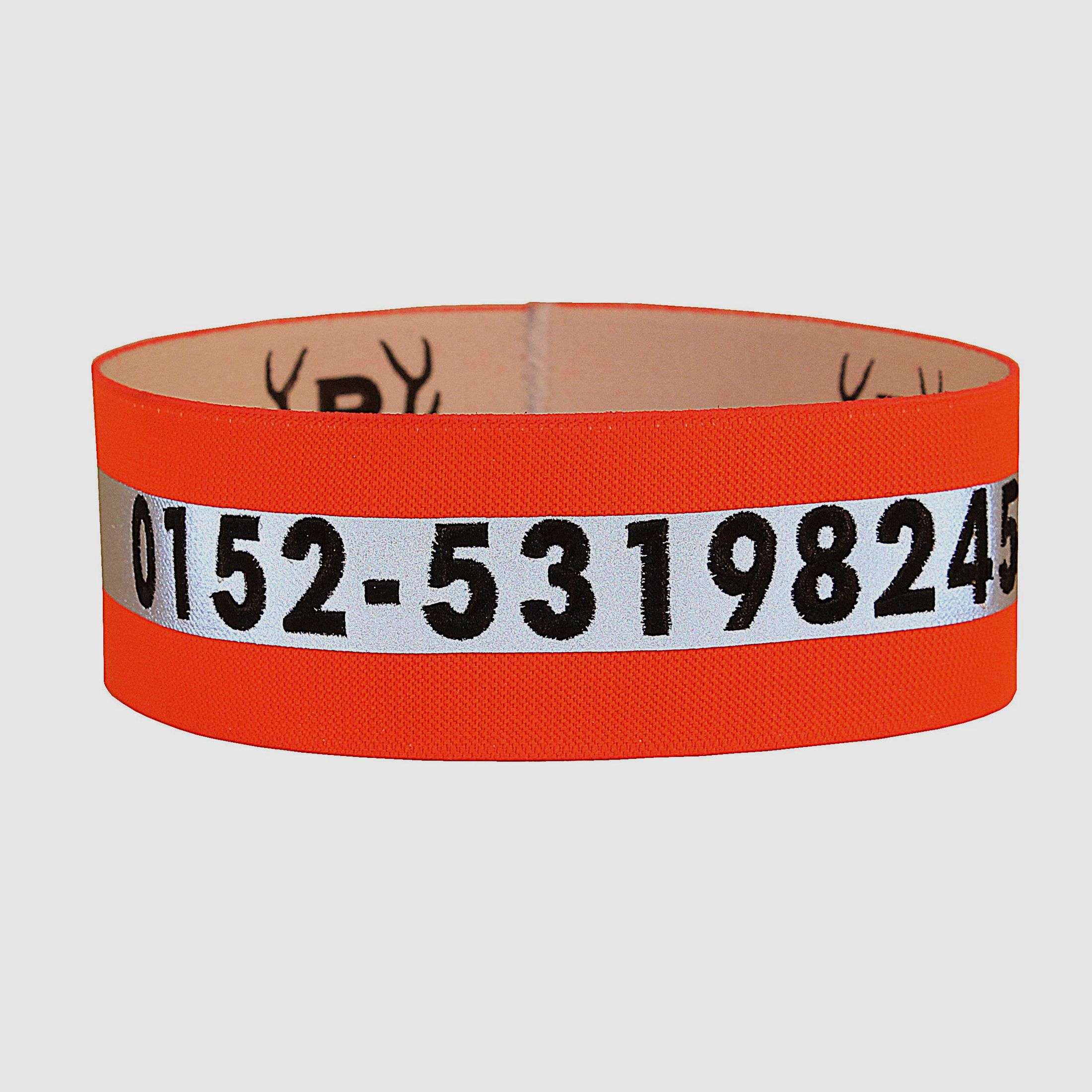 Brede geborduurde signaalkraag