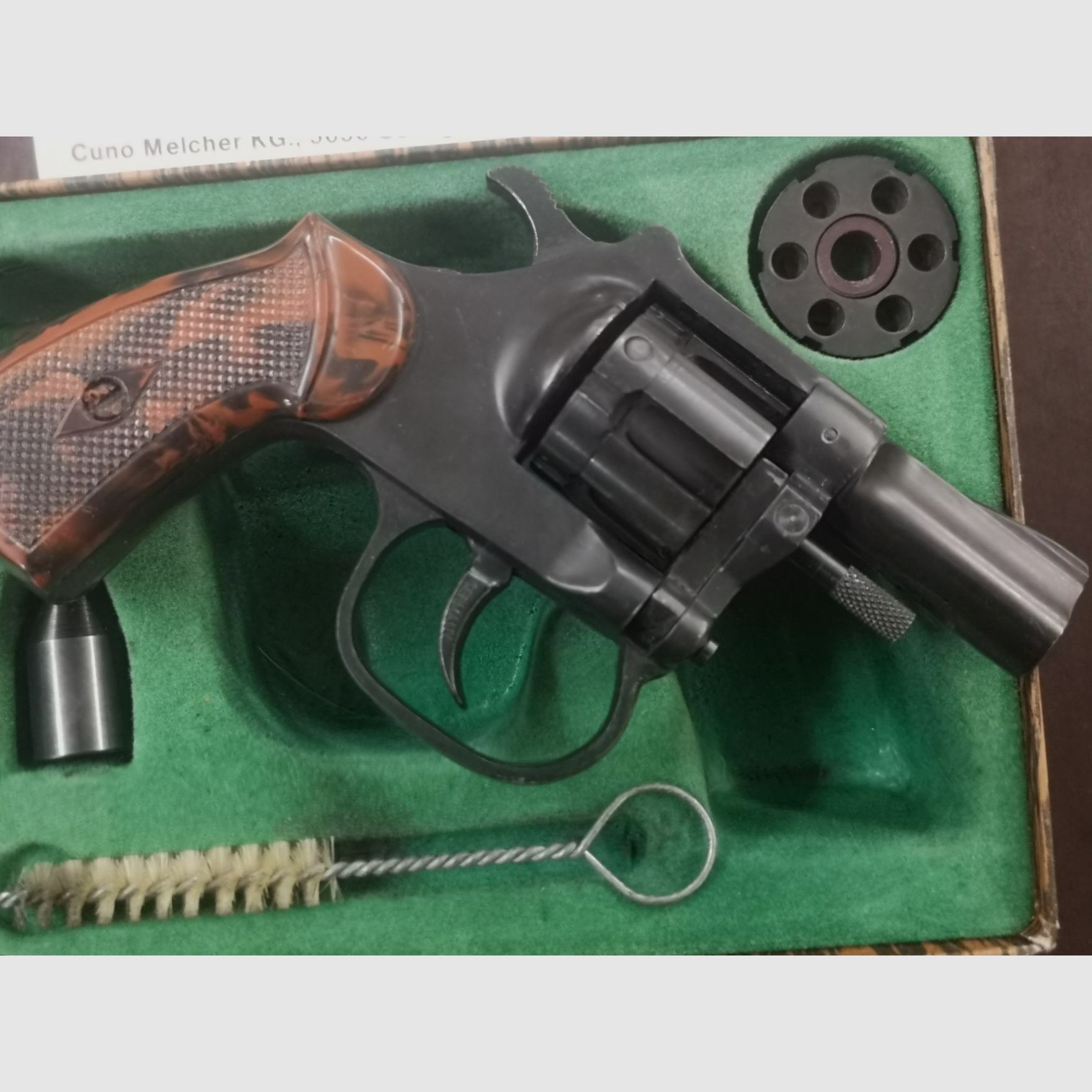 ME 86 Revolver 6mm Flobert mit Wechseltrommel .22  "Sahnestück"