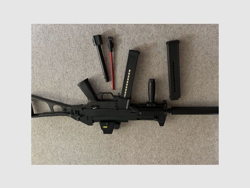 S&T Ump 45 z aluminiowym zestawem zewnętrznej lufy z aluminiowym tłumikiem BEZ CELOWNIKA