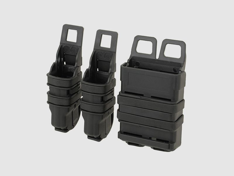 Set of polymer pouches for magazines - Black [FMA]