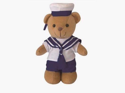 Teddybär Navy mit Matrosenanzug - ca. 20 cm hoch