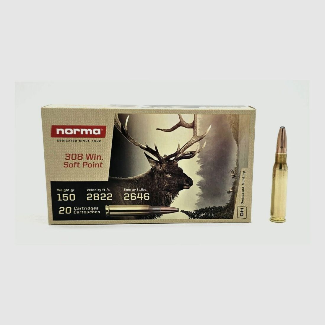 Norma 308 WIN Norma Soft Point 9.7g / 150gr