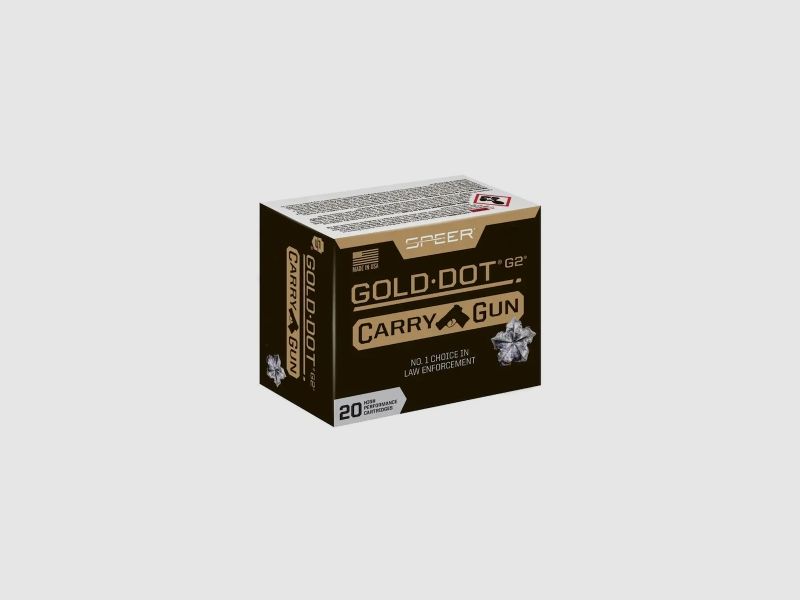 Speer Gold Dot Carry Gun .40 S&W 165GR GDHP 20 cartridges